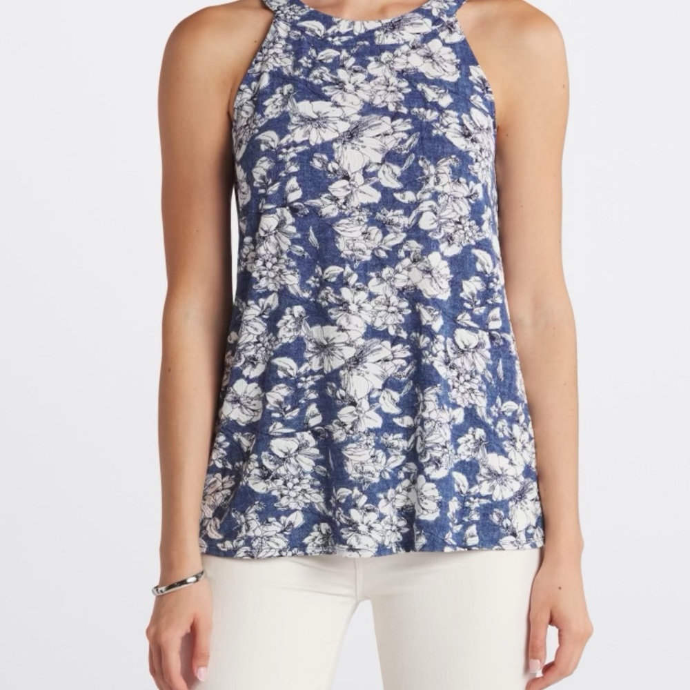 Fortune + Ivy Opal Knit Halter Top Size M